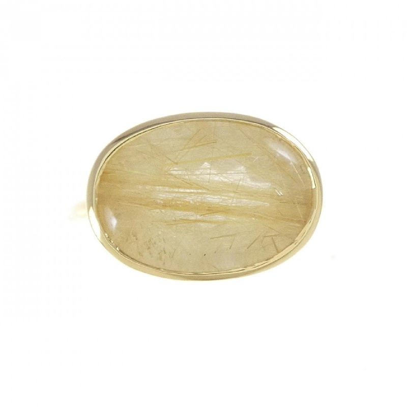 Nhẫn thạch anh rutile K18YG 5.50CT 668980