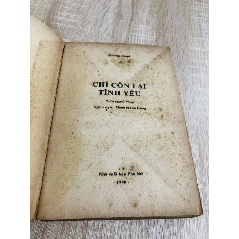 CHỈ CÒN LẠI TÌNH YÊU – George Sand 960028