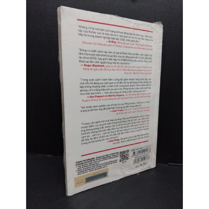 Mười sai lầm chết người trong tiếp thị (có seal) Philip Kotler mới 80% ố vàng HCM.ASB1809 917097