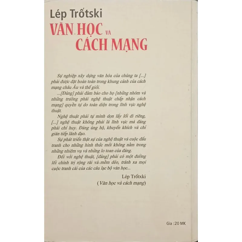 Văn học và cách mạng (Trotsky) 961391
