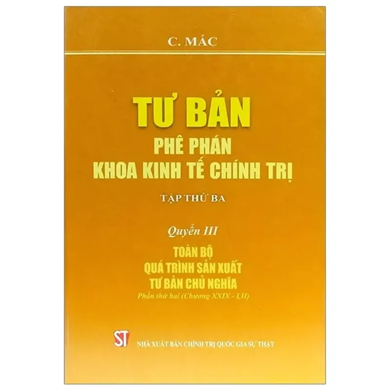 Tư Bản Phê Phán Khoa Kinh Tế Chính Trị 1018799