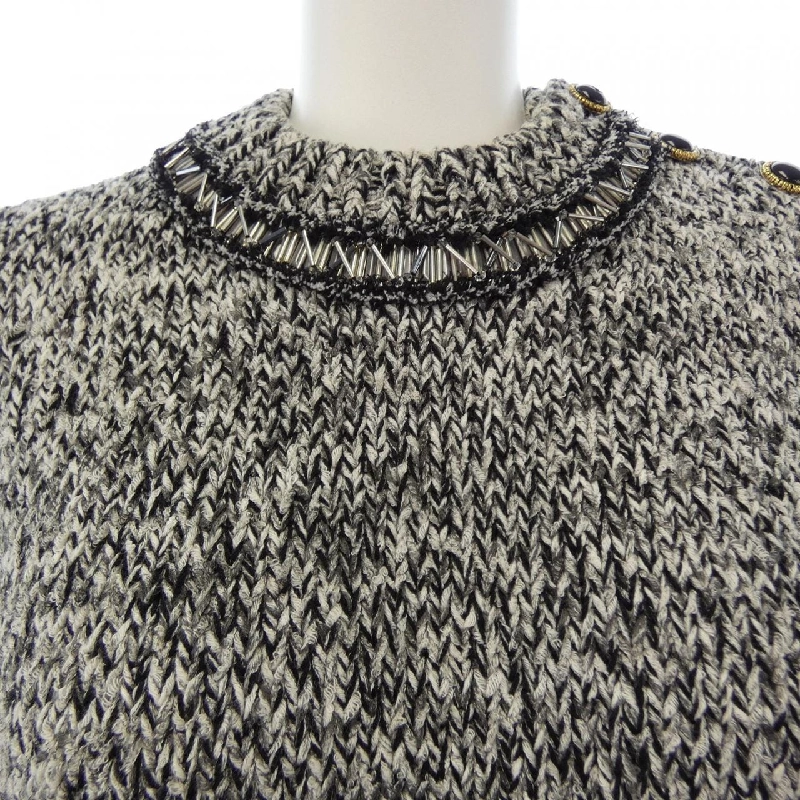 Louis Vuitton LOUIS VUITTON Viền đá quý Tweed FMKM94OJ7 Áo len 628562