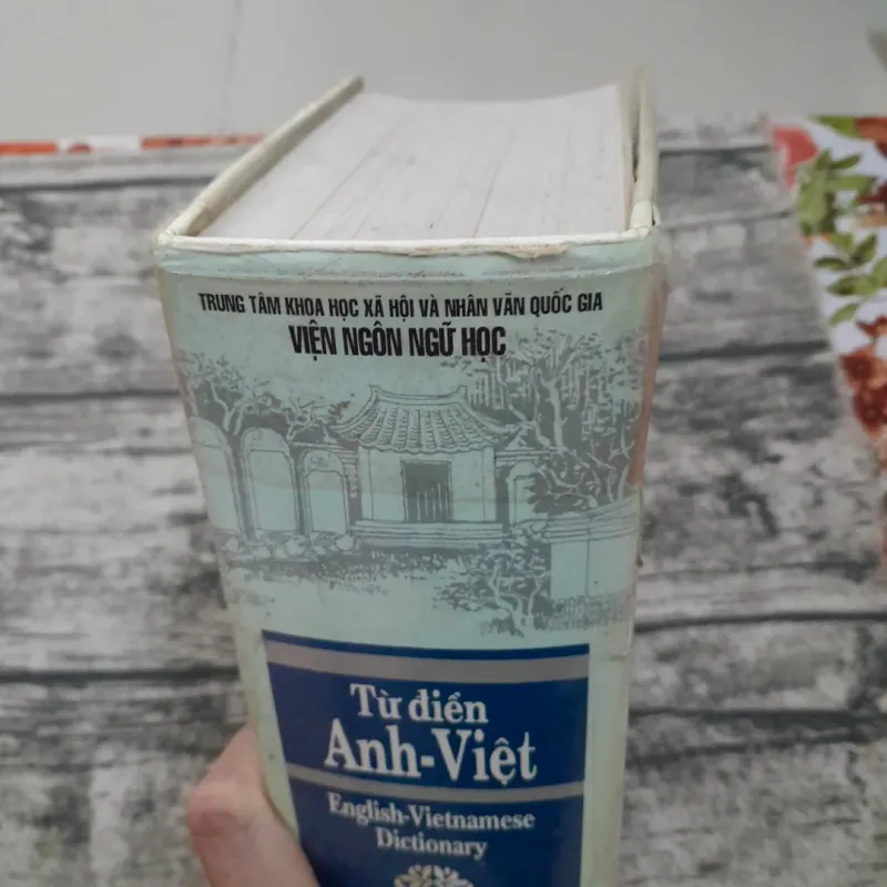 Viện Ngôn ngữ học- Từ điển Anh Việt. Bìa cứng. Bản năm 1999 754755