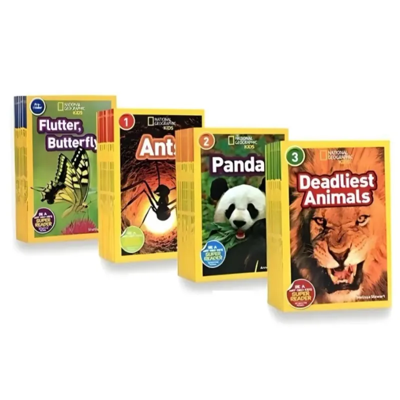 National Geographic kids trọn bộ - Level k, 1, 2, 3, 4 giấy bóng đẹp - tặng Audio 1000807