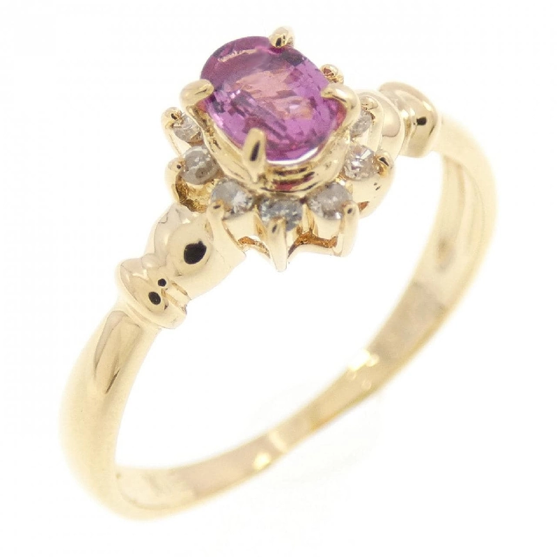 Nhẫn Sapphire K18YG 0.21CT - Hàng hiệu Chính hãng 851188