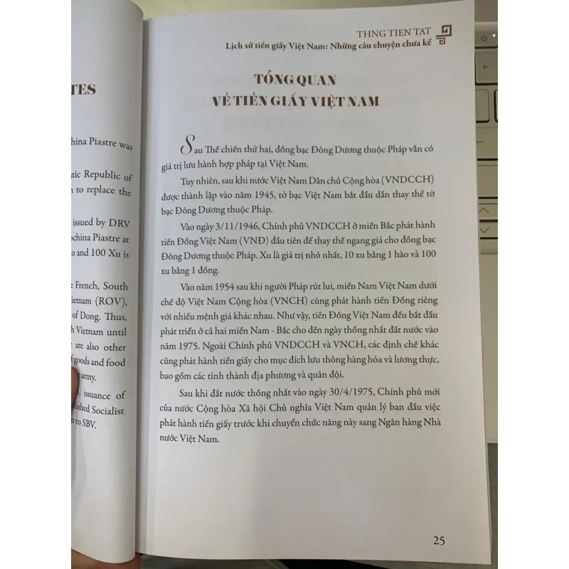 LỊCH SỬ TIỀN GIẤY VIỆT NAM: NHỮNG CÂU CHUYỆN CHƯA KỂ - THNG TIEN TAT 781842