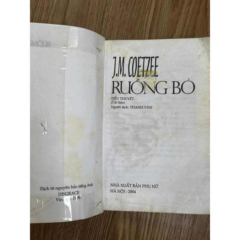 Ruồng Bỏ - J.M. Coetzee 788620