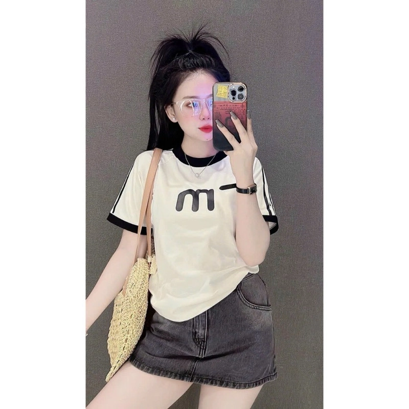 (CÓ ẢNH THẬT) Áo BABY TEE chữ M (Freesize) 505686