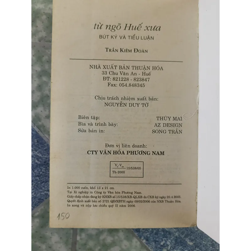 Từ ngõ Huế xưa - Trần Kiêm Đoàn 701519