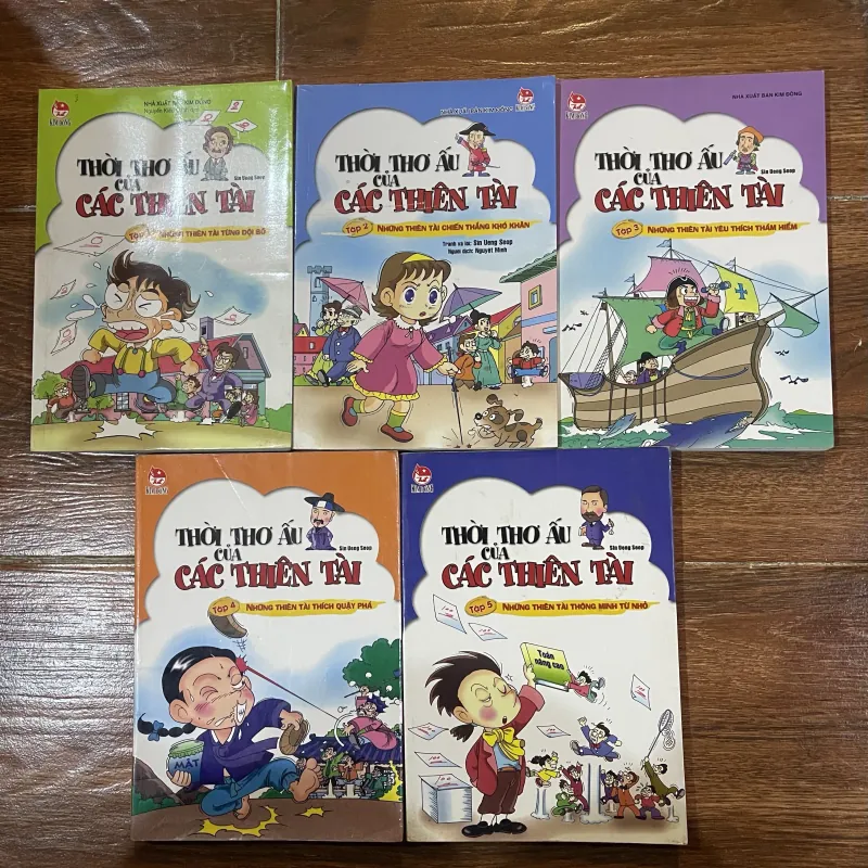 Thời thơ ấu của các thiên tài trọn bộ 5 tập 782928