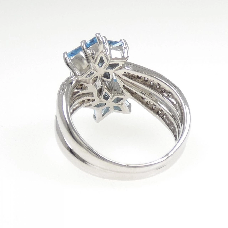 Nhẫn Blue Topaz K18WG 1.40CT - Hàng hiệu Chính hãng 847832