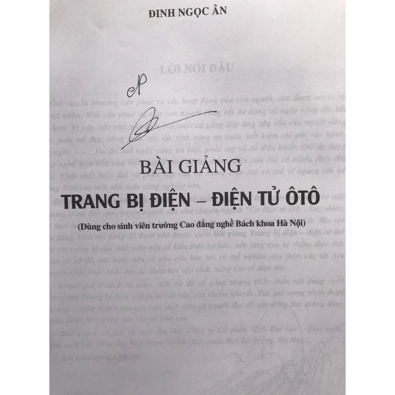 TRANG BỊ ĐIỆN - ĐIỆN TỬ Ô TÔ 474841