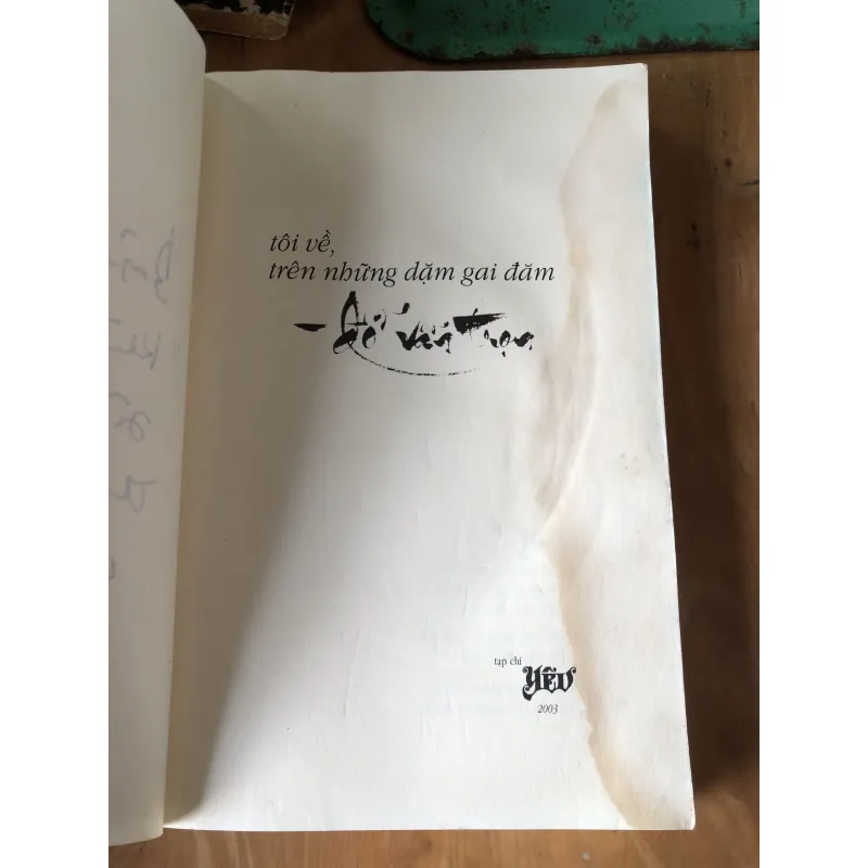 Tôi về, trên những dặm gai đâm-Đỗ Văn Trọn 973615