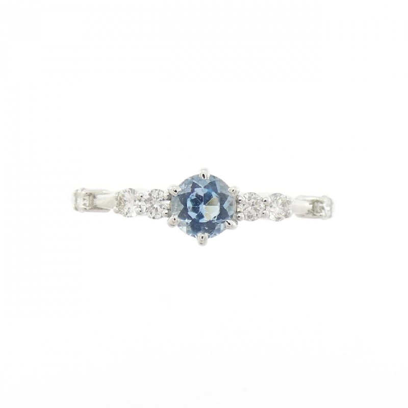 Nhẫn Aquamarine PT950 0.21CT - Hàng hiệu Chính hãng 854747
