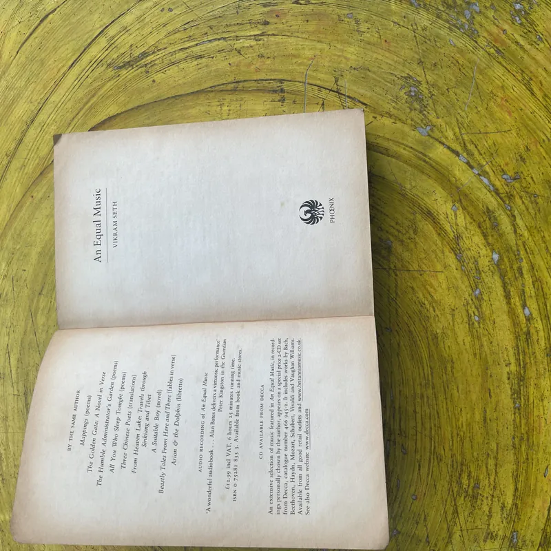AN EQUAL MUSIC- VIKRAM SETH 599953