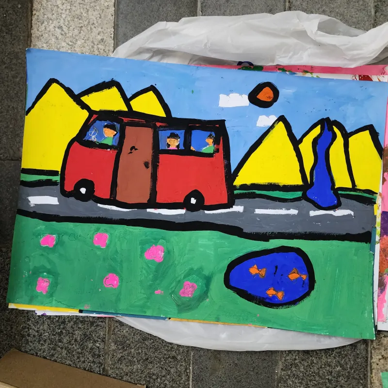 Combo 22 tranh vẽ acrylic chủ đề phong cảnh 799973