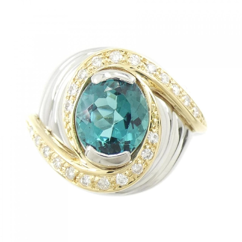 Nhẫn Tourmaline PT900/K18YG 1.66CT - Hàng hiệu Chính hãng 856301