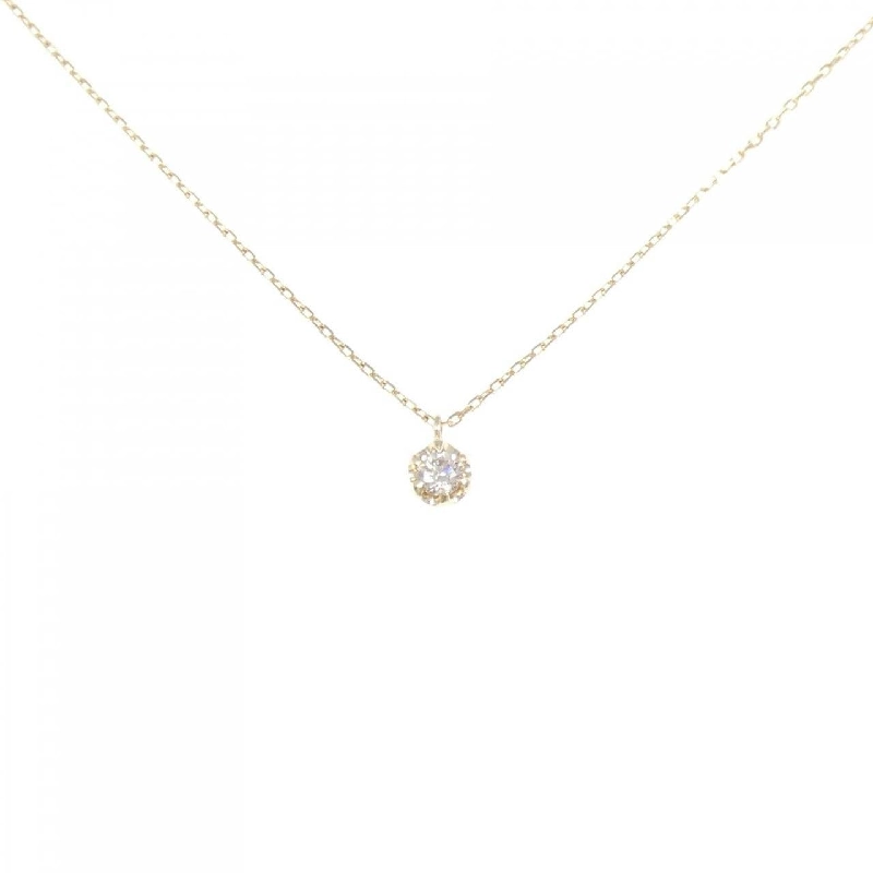 K10YG Solitaire Dây chuyền kim cương - Hàng hiệu Chính hãng 861138