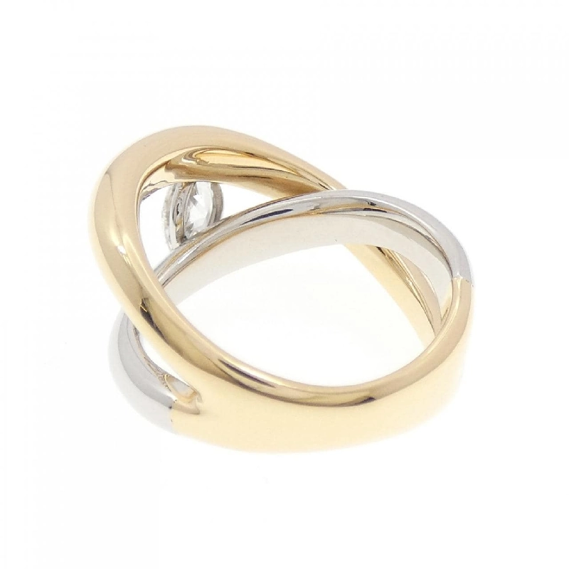 Nhẫn kim cương K18YG/PT900 0.390CT - Hàng hiệu Authentic 852594