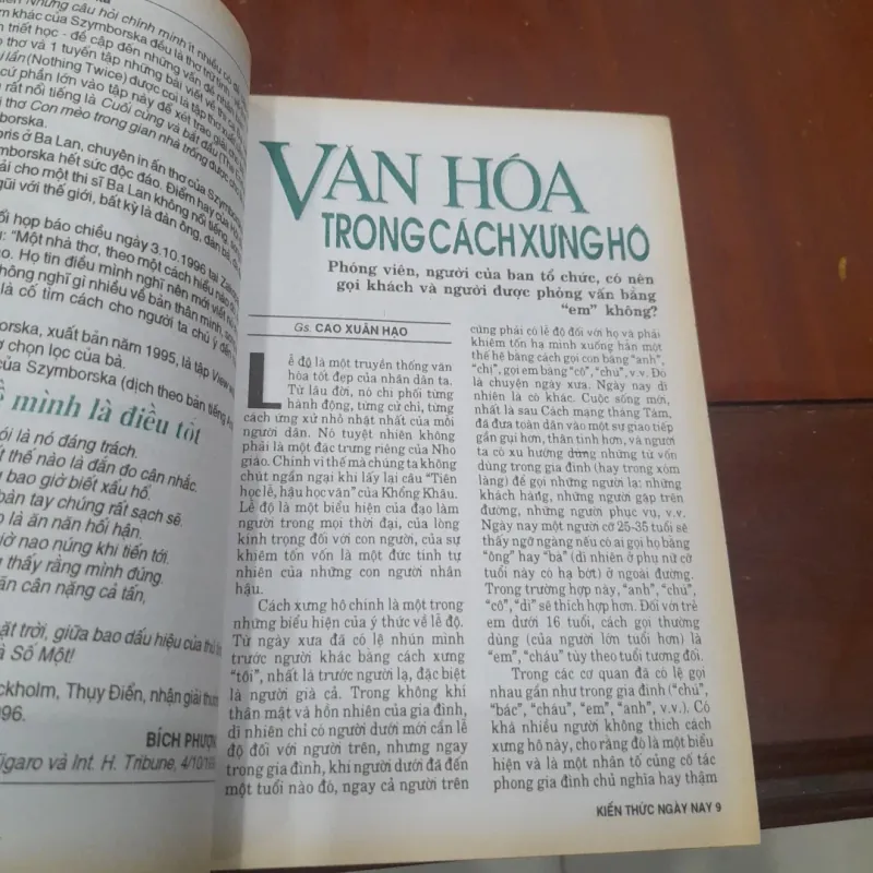 KIẾN THỨC NGÀY NAY số 225 ngày 20-10-1996 752947