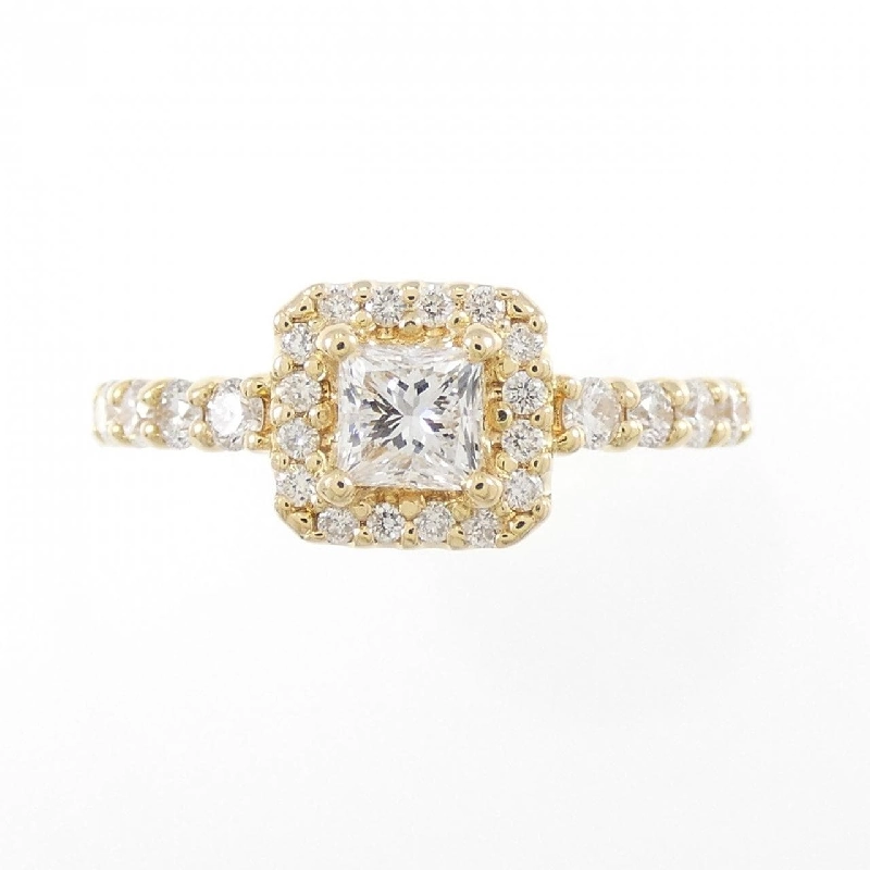 Nhẫn kim cương K18YG 0.308CT 673055