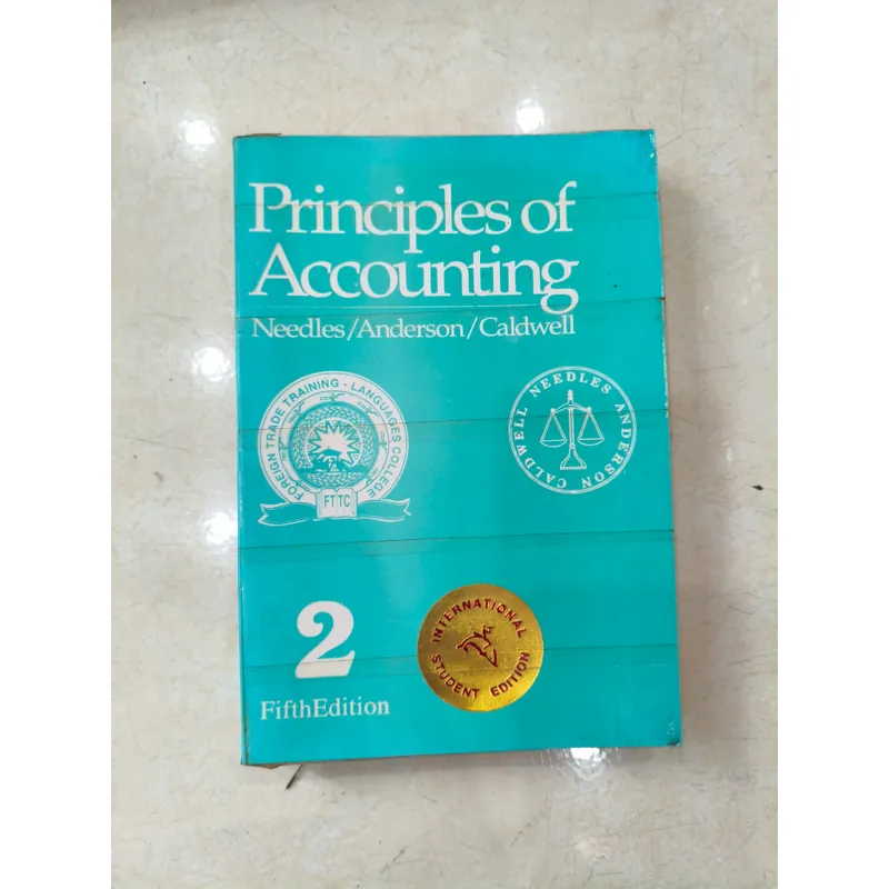 Principles of Accounting (Nguyên lý Kế toán) cuốn 2 🌱 704179