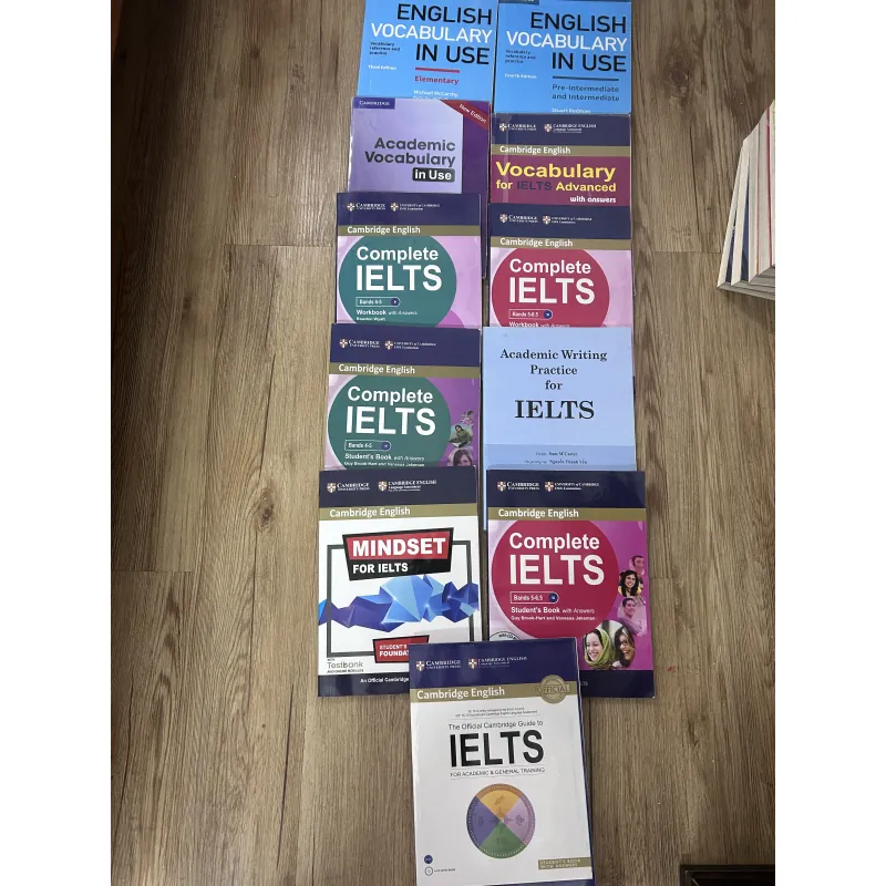 Combo 21 quyển ôn thi Ielts từ cơ bản đến nâng cao kèm bộ đề 8-17 1031378