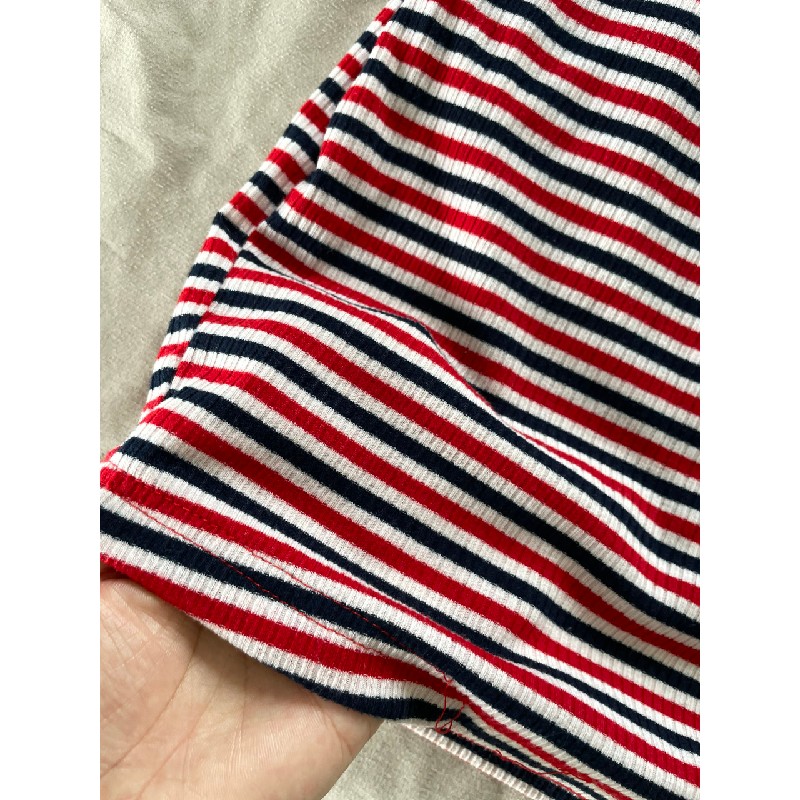 Đầm nữ body sọc hở lưng 8876