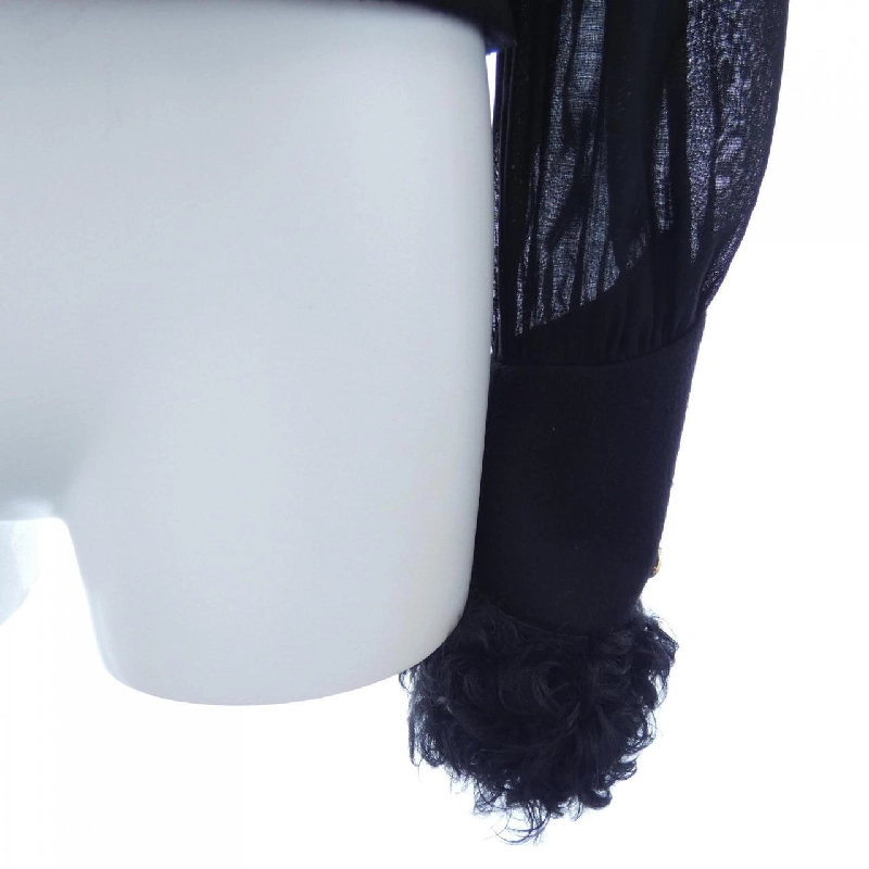 【Mã giảm giá】Áo khoác không cổ CHANEL 637437