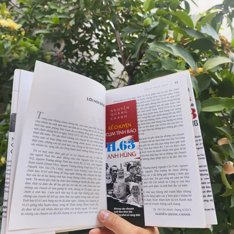 Kể Chuyện Cụm Tình Báo H.63 Anh Hùng -Có chữ ký Bác Nguyễn Quang Chánh  728570