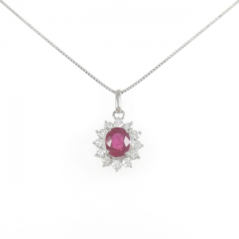 Dây chuyền ruby PT900/PT850 1.30CT - Hàng hiệu Chính hãng 861608