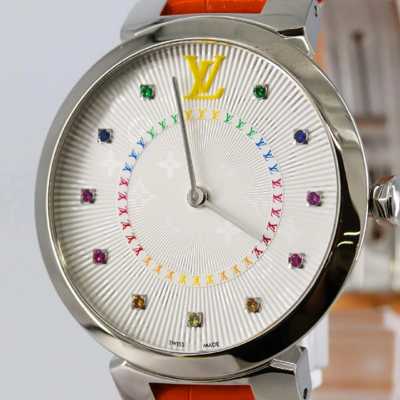 Louis Vuitton Tambour Slim 11P QA159 SS Quartz - Hàng hiệu Authentic 881364