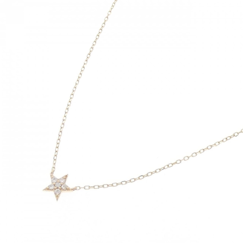 K10YG Ngôi sao Cubic Necklace - Hàng hiệu Chính hãng 858128