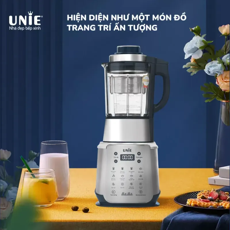 Máy làm sữa hạt UNIE V9S 🌿 Tạm dừng tiện lợi – An toàn khi sử dụng 714959