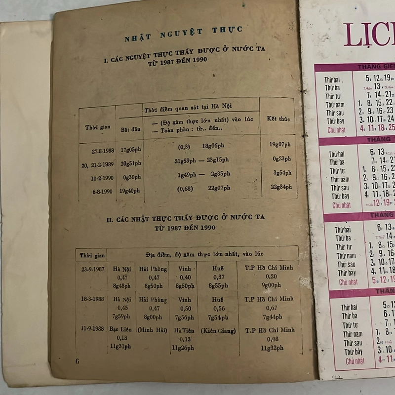 Lịch văn hoá tổng hợp 1987-1990 — 1986s 498597