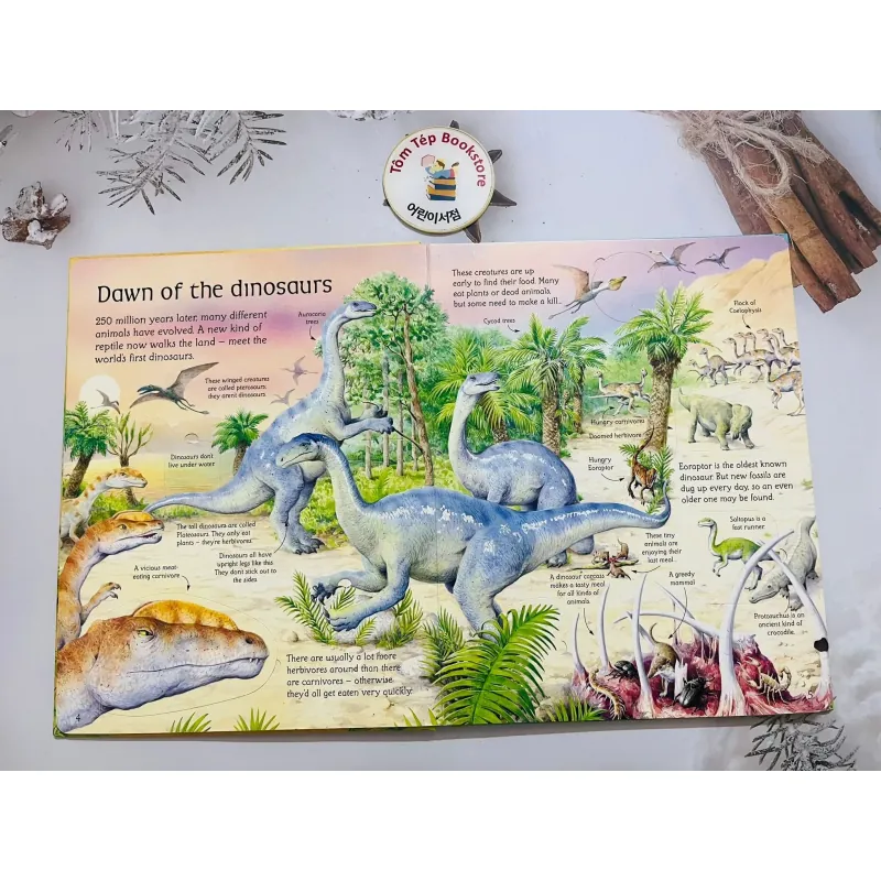 Sách See Inside the world of Dinosaurs 756905