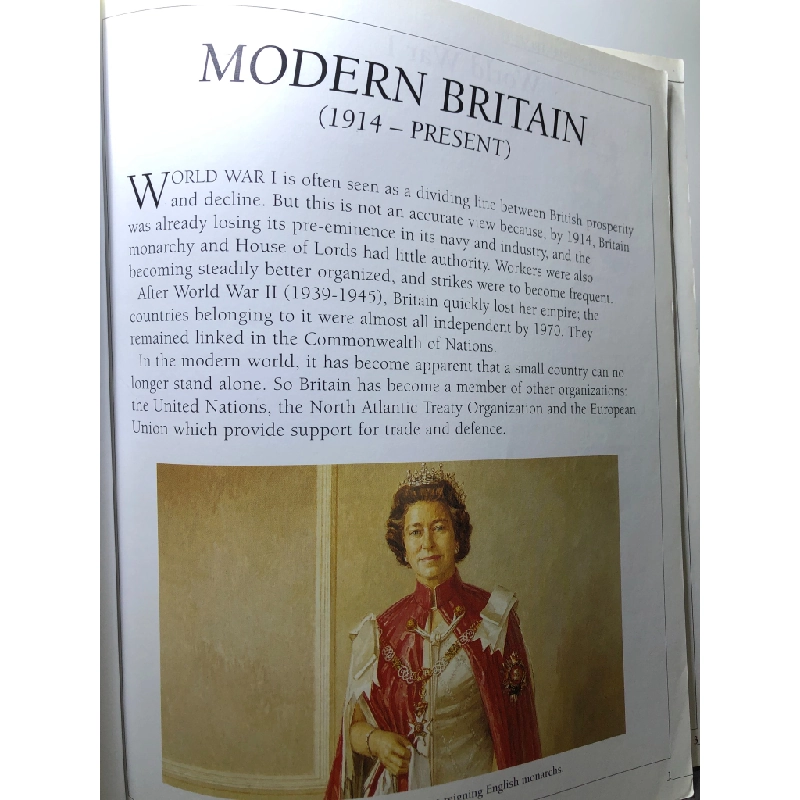 Modern Britain 1914-present BRITISH HISTORY mới 85% bẩn nhẹ KINGFISHER HPB3107 NGOẠI VĂN 193685