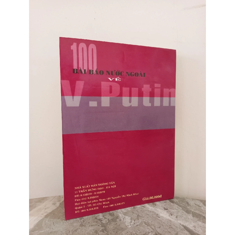[Phiên Chợ Sách Cũ] 100 Bài Báo Nước Ngoài Về V. Putin (2002) - Trần Đức Lam S1911 714251
