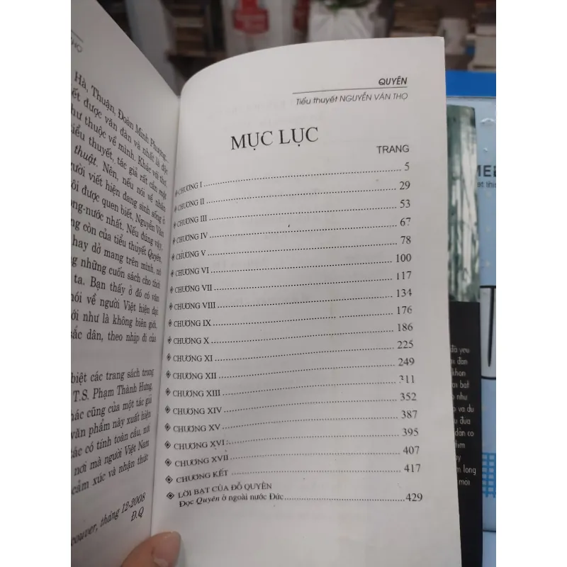 Sách: Quyên (Tiểu thuyết) - TG: Nguyễn Văn Thọ (A1) 733417