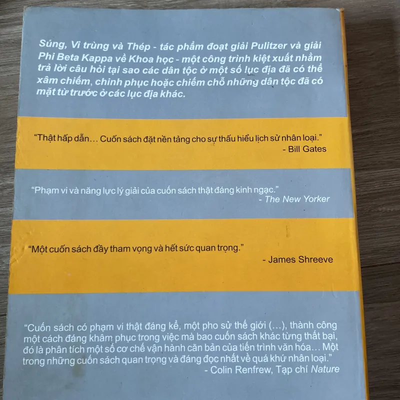 SÚNG, VI TRÙNG VÀ THÉP (XB 2007) 937365