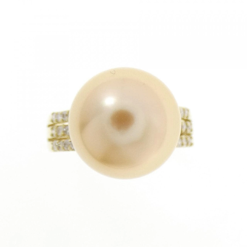 Nhẫn ngọc trai trắng K18YG 11.3mm - Hàng hiệu Chính hãng 848653