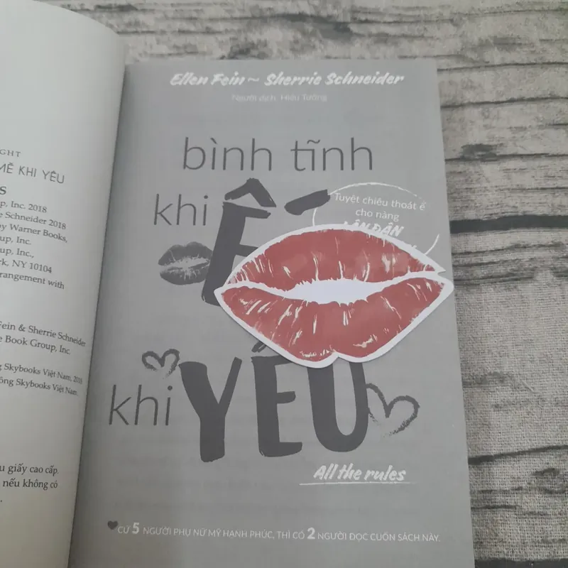 Sách kỹ năng phái đẹp- Bình tĩnh khi ế Mạnh mẽ khi yêu. Tác giả Ellen Fein... 693021