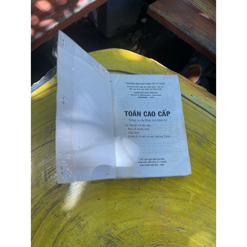 TOÁN CAO CẤP ( Công cụ của phân tích kinh tế) 541019