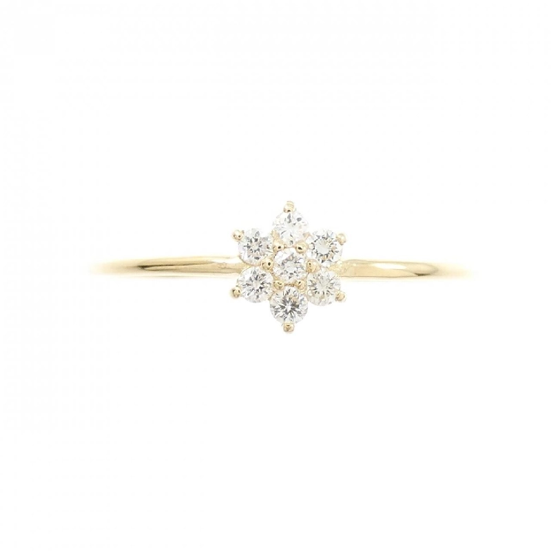 Nhẫn kim cương hoa K18YG 0.10CT - Hàng hiệu chính hãng 853305