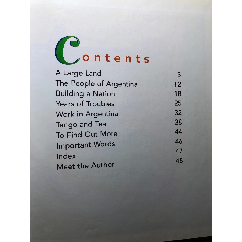 Argentina BÌA CỨNG mới 85% bẩn nhẹ Michael Burgan HPB2707 NGOẠI VĂN 458719