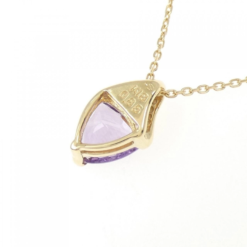 K18YG Mặt dây chuyền Amethyst 0.85CT - Hàng hiệu Chính hãng 861645