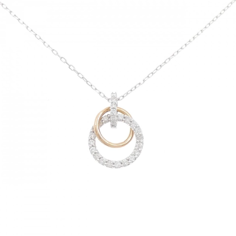 K18WG/K18PG Dây chuyền kim cương 0.25CT - Hàng hiệu Chính hãng 861219