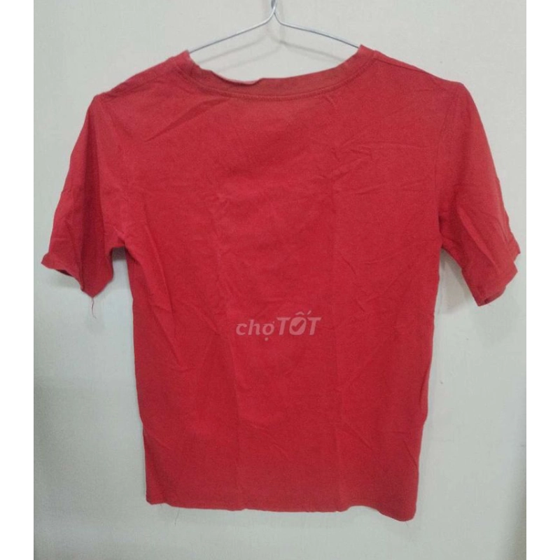 Áo Polo cộc tay đỏ Unisex hiệu *Vetements* size S  476843