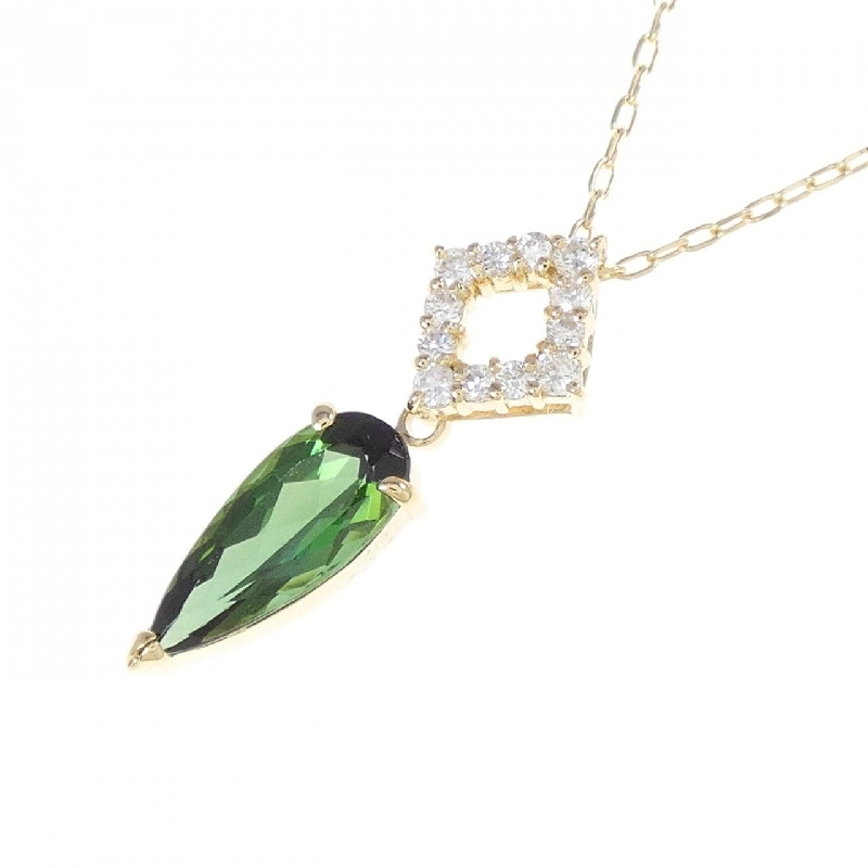 K18YG Tourmaline Necklace 1.34CT - Hàng hiệu Authentic 860892