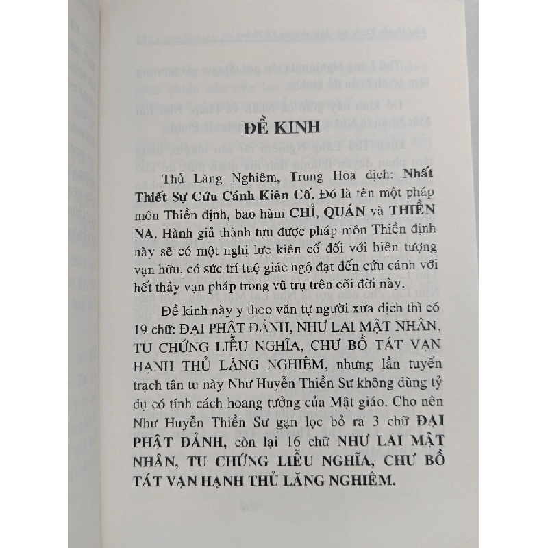 Thủ lăng nghiêm kinh: Tuyển trạch tân tu - Hòa thượng Từ Thông (hiệu Như Huyễn Thiền Sư) 525149